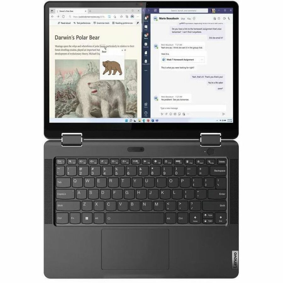 Lenovo 13w Yoga Gen 2 82YR0009US 13.3" Touchscreen Convertible 2 in 1 Notebook - WUXGA - AMD Ryzen 5 7530U - 8 GB - 256 GB SSD - English (US) Keyboard - Thunder Black  Turn inspiration into creation Elevate your ambitions Make an impact