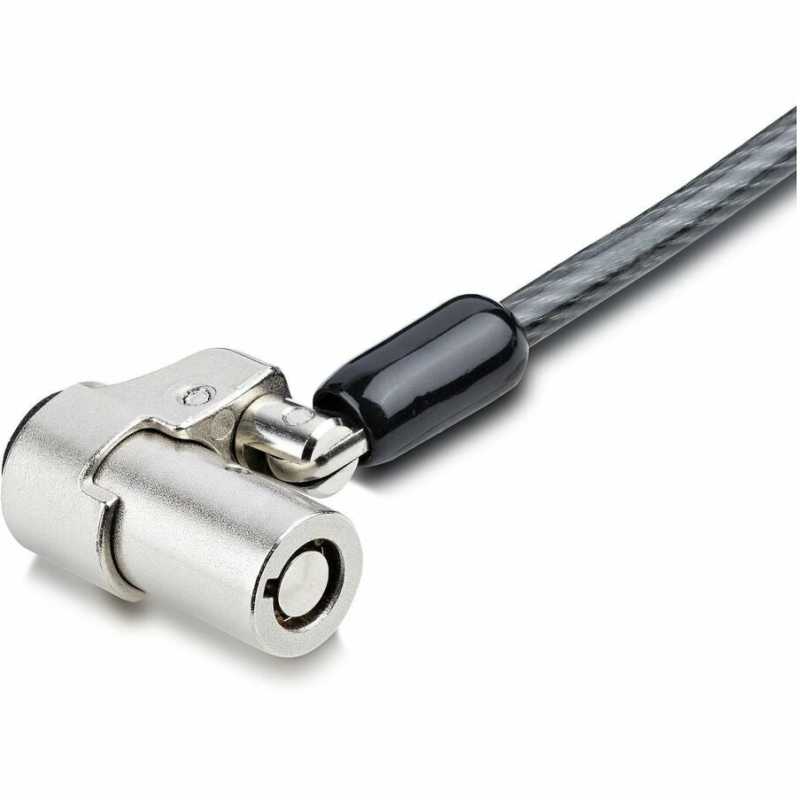 StarTech.com Laptop Cable Lock 6Ft Compatible w/ Noble Wedge&reg;, Anti-Theft Keyed Lock, Security Cable Lock, Steel Cable Lock For Laptop