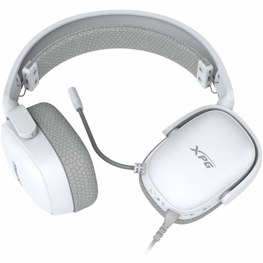 XPG PRECOG S Gaming Headset, 1.97", PRECOG S GAMING HEADSET 1 x Audio Y-Cable (3.5mm), White, Wired