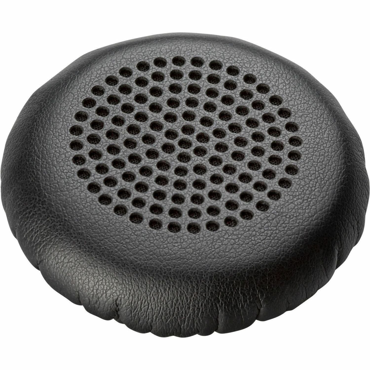 Poly Ear Cushion - Black - Leatherette - 2 / Pack