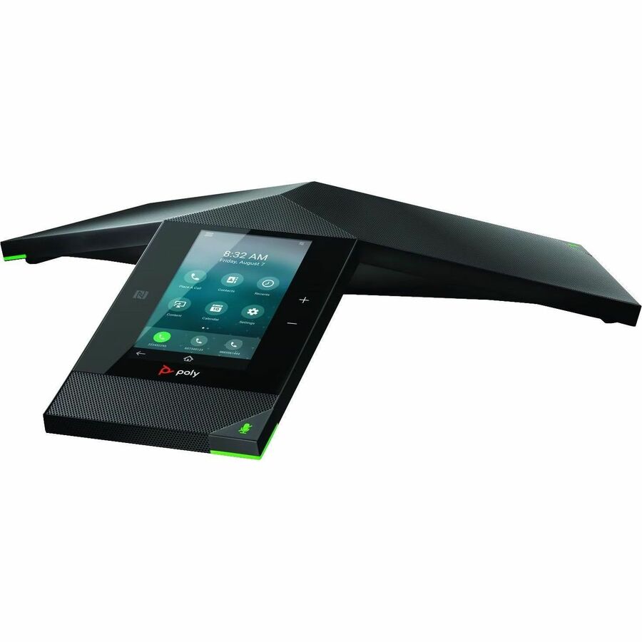 HP Poly Trio IP Conference Station - Corded/Cordless - Bluetooth, Wi-Fi, NFC - Black