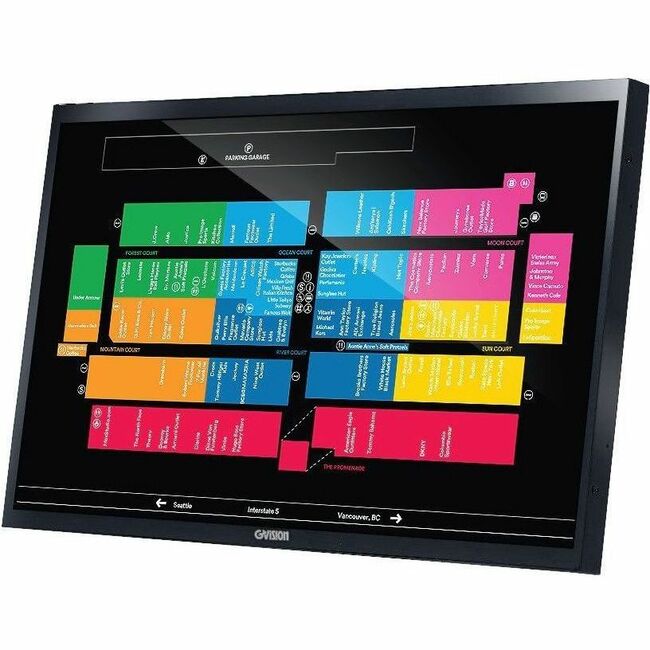 GVision D24ZD-OH-45PT 24" Class LED Touchscreen Monitor - 16:9 - 16 ms - TAA Compliant