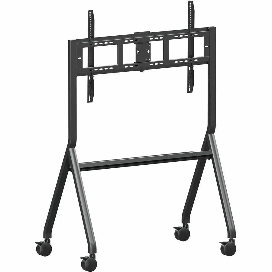 ViewSonic VB-STND-009 Slim Mobile TV Cart for 55 to 86 inch screens up to 265 lbs, VESA Pattern Compatible for 400x200 to 900x600mm, Storage Tray,
