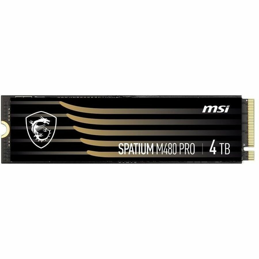 MSI SPATIUM M480 PRO 4 TB Solid State Drive - M.2 2280 Internal - PCI Express NVMe (PCI Express NVMe 4.0 x4)