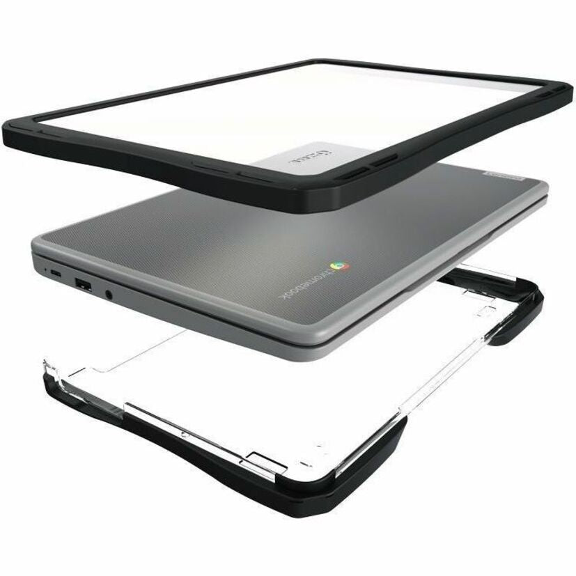 UZBL Shell Lenovo 100e w Gen 4, 11", LAP7892, Transparent, 12 oz