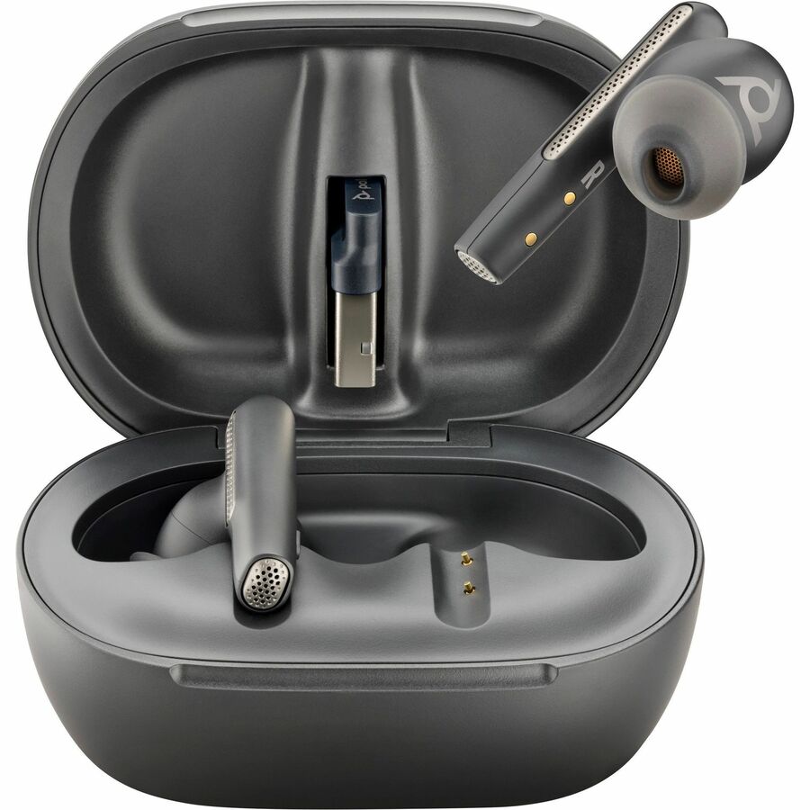 HP Poly Charging Case Poly Earbud - Black, 8L584AA, USB-A