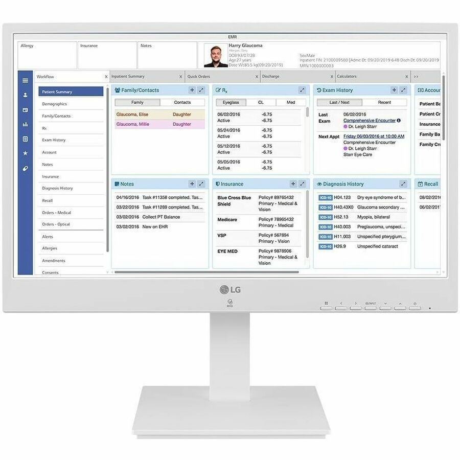 LG 24CR671IK-6P All-in-One Thin Client Pentium N6005 Quad-core (4 Core) 2 GHz