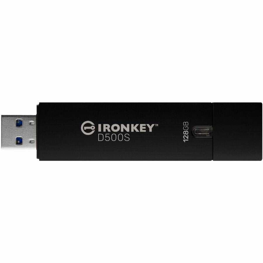 Kingston 128GB IronKey D500S FIPS 140-3 Lvl 3 (Pending) AES-256, 190 m, rf, IKD500S128GB, USB
