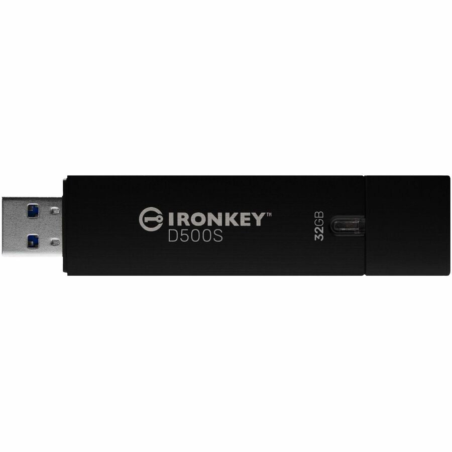 Kingston 32GB IronKey D500S FIPS 140-3 Lvl 3 (Pending) AES-256, 190 m, USB, rf, IKD500S32GB