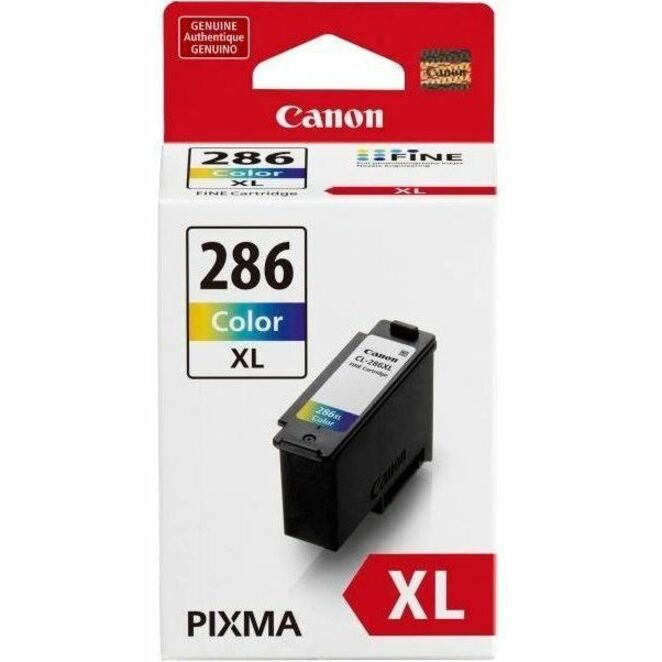 Canon CL-286 Original XL Yield Inkjet Ink Cartridge - Black - 1 Each