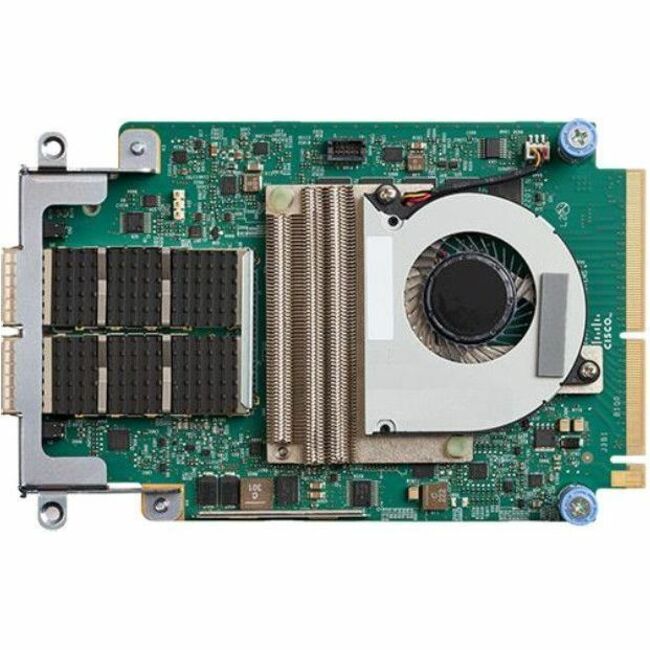 Cisco VIC 15237 and 15238 The Cisco UCS VIC 15237 and 15238 (Figure 10) are dual-port quad small-form-factor pluggable (QSFP/QSFP28/QSFP56) mLOM cards designed for Cisco