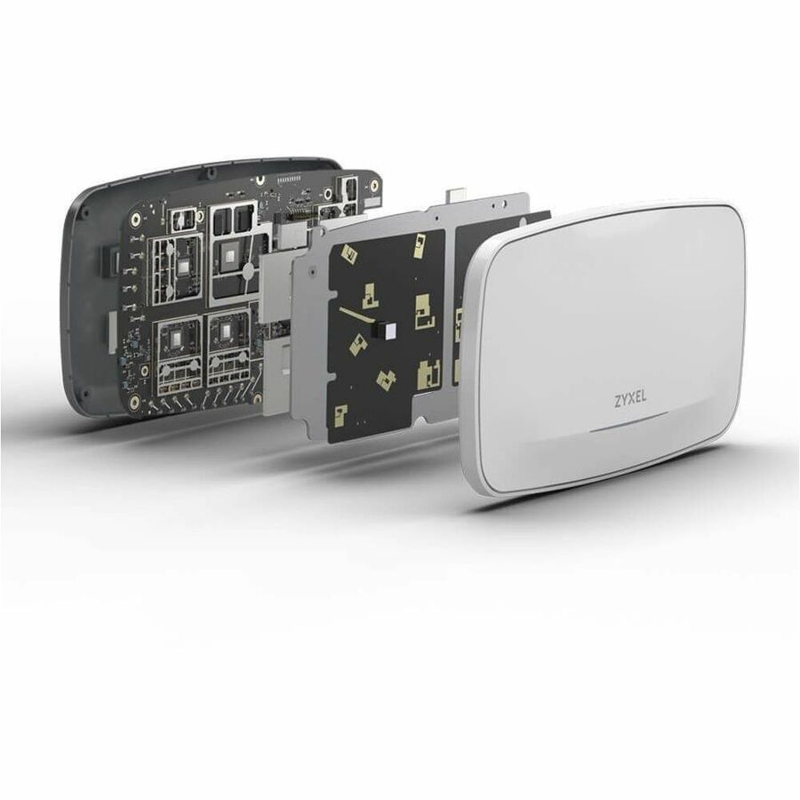 ZYXEL WiFi 7 NebulaFlex Pro AP, 3.11 lb, BE22000 (WiFi 7) Triple-Radio Unified Pro Access Point, Gigabit Ethernet, WBE660S, Wireless Access Point