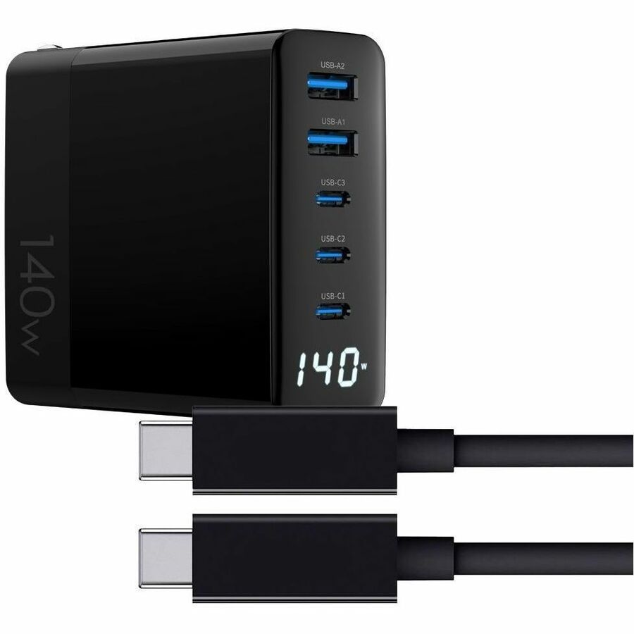 4XEM 140W 6FT USB-C to USB-C Laptop GaN Charging Kit