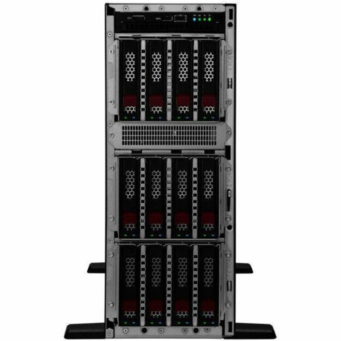 HPE SMART CHOICE ProLiant ML350 G11 4U Tower Server - 1 x Intel Xeon Silver 4410Y 2 GHz - 64 GB RAM - 960 GB SSD - (2 x 480GB) SSD Configuration - Serial Attached SCSI (SAS), Serial ATA Controller