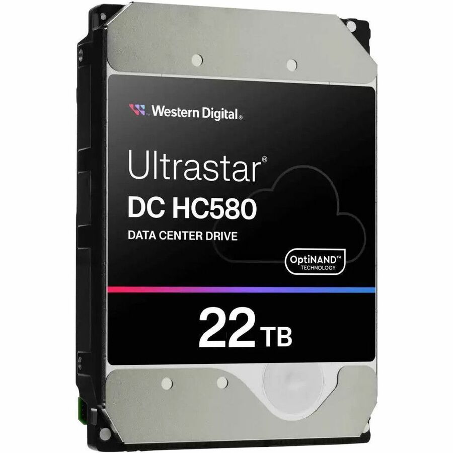 Western WD Ultrastar DC HC580 WUH722422ALE6L1 22 TB Hard Drive - 3.5" Internal - SATA (SATA/600) - Conventional Magnetic Recording (CMR) Method