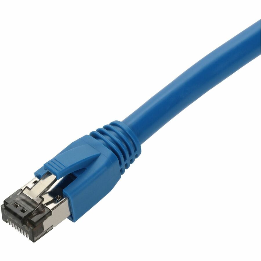 AddOn 3ft Blue CAT 8 Shielded (S/FTP) PVC Ethernet Cable Snagless Easy Boot RJ-45 M/M