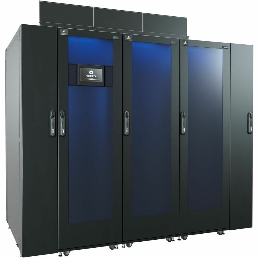 Vertiv &trade; SmartRow&trade; 2 | 2 Racks | 10 kW 208V | Single-Phase (2N) | 2 in-row cooling units (N+1) | cold air containment |