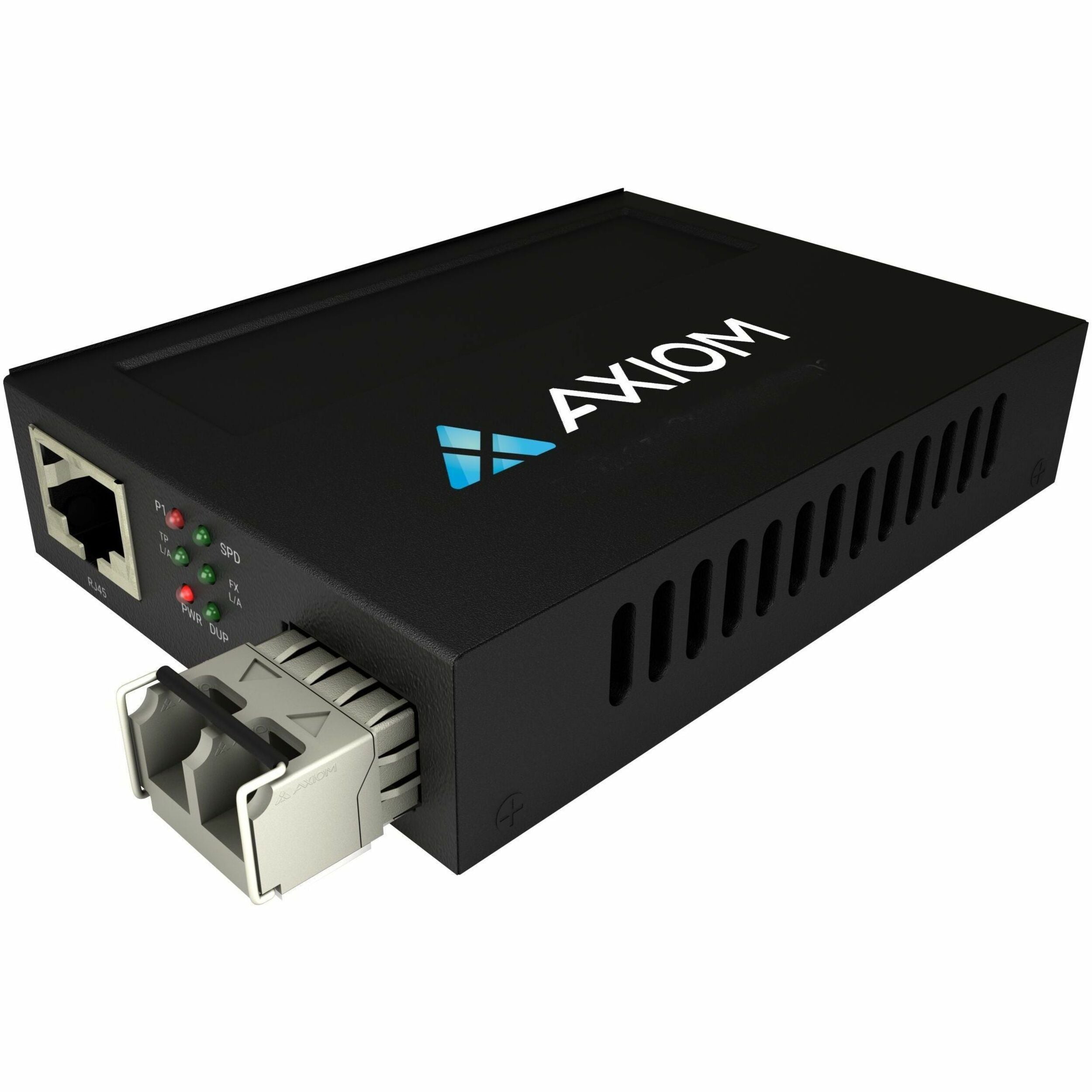 AXIOM 100MBS POE RJ45 TO 100BASE-FX 330 ft Transceiver Media Converter