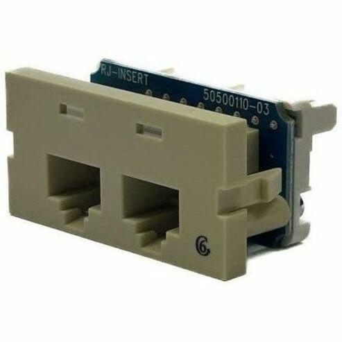 LEGRAND SIICLRTY6T568A/B 2PORTELEC, Male, S22600-13, Ivory