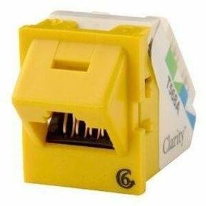 LEGRAND TJCAT6CLRTY45DEGYLW, Female, Yellow, TJ645-44