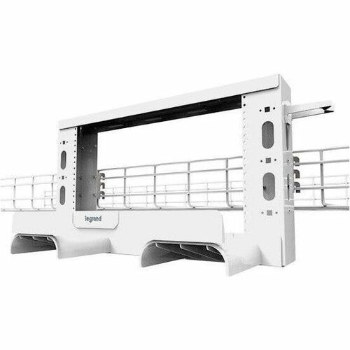 LEGRAND Ortronics Mighty Mo Overhead Cable Pathway Rack - 4RU - White, MMOHR-4RU-W