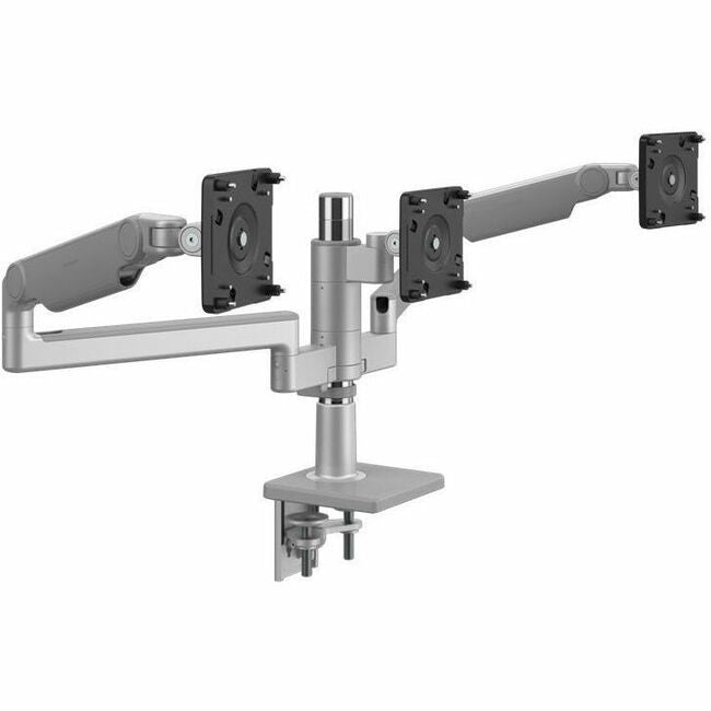 Humanscale M/Flex X2NTNCCSNTBFTBFTB12 Mounting Arm for Monitor - Black, Silver, Gray