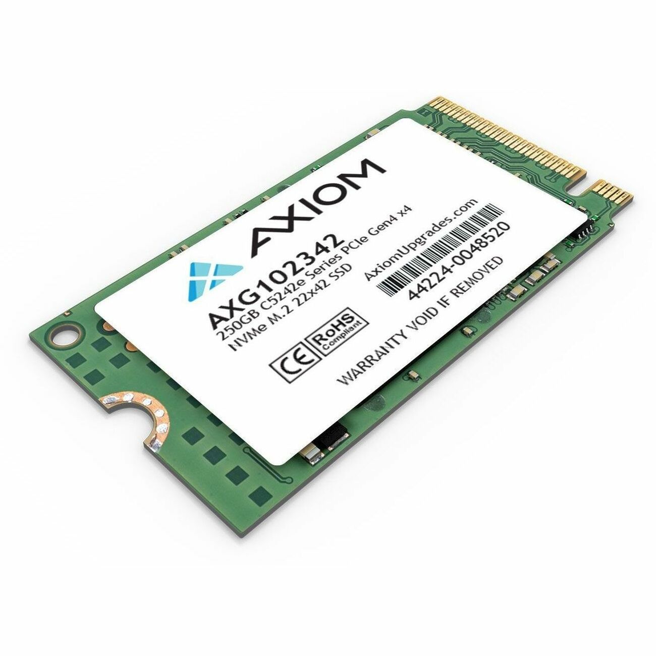 AXIOM 250GB C5242e Series PCIe Gen4 x4 NVMe M.2, 1.7 in, 100000IOPS