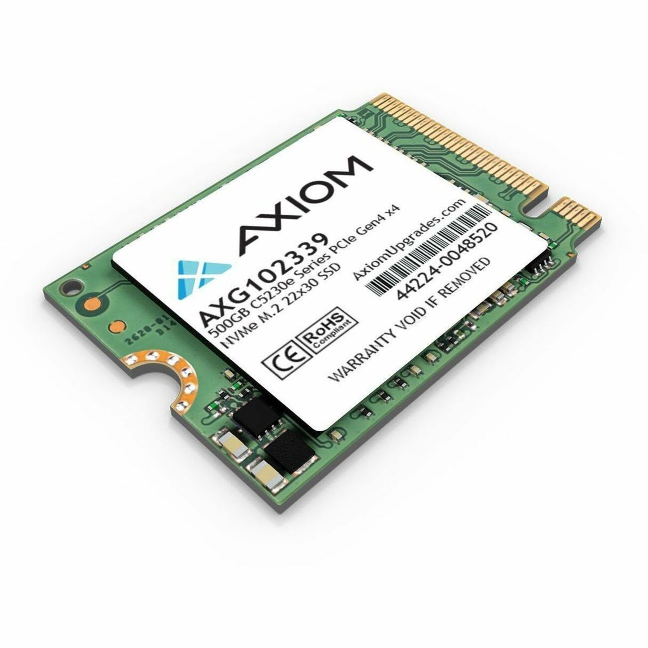 AXIOM 500GB C5230e Series PCIe Gen4 x4 NVMe M.2, 1.2 in, 195000IOPS