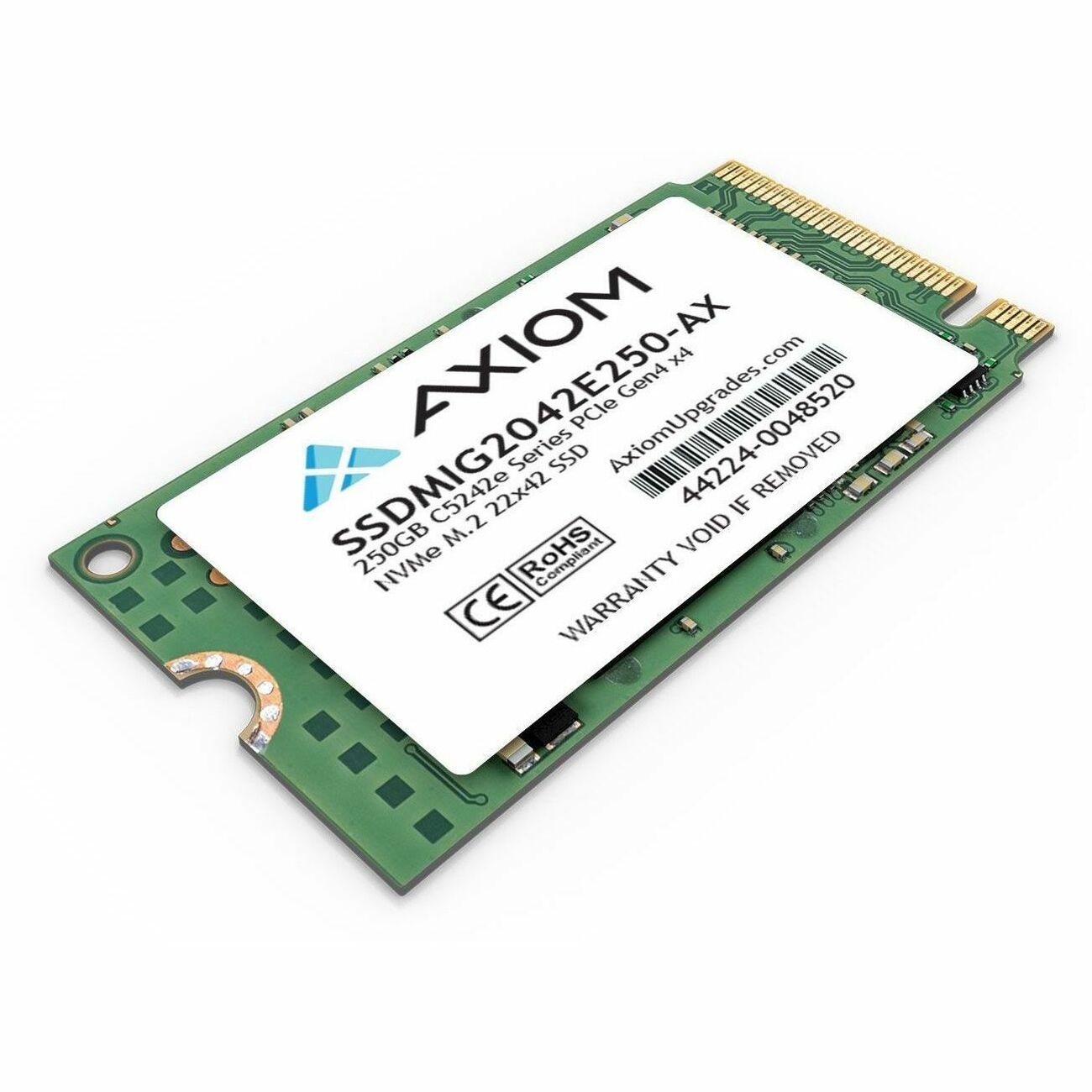 AXIOM 250GB C5242e Series PCIe Gen4 x4 NVMe M.2, 1.7 in, 100000IOPS, V15 G3 ABA