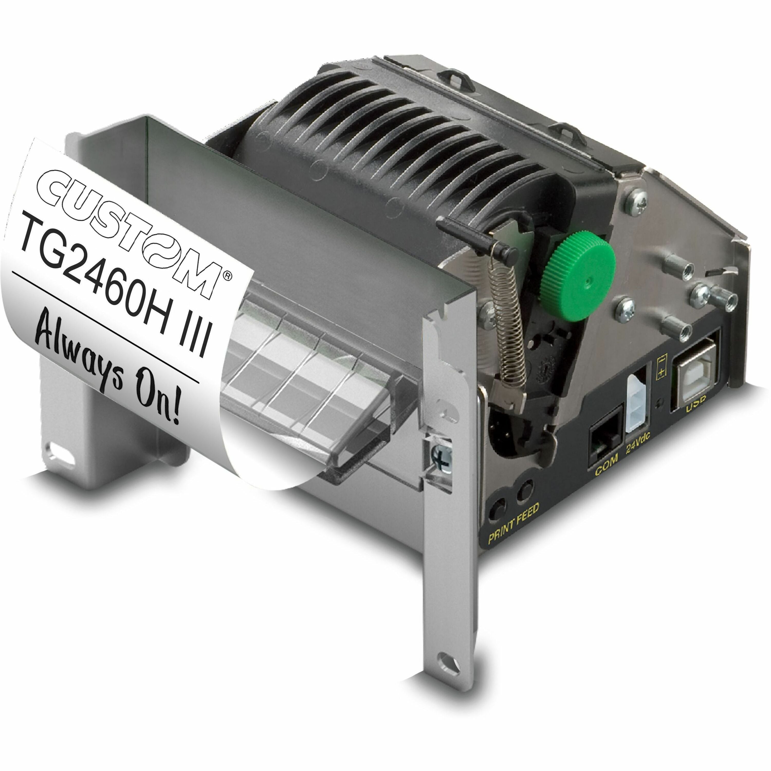 Custom TG2460HIII Kiosk, Queue Management System, Parking, Banking, Gaming, Vending Machine Direct Thermal Printer - Monochrome - Receipt Print - USB - Serial - With