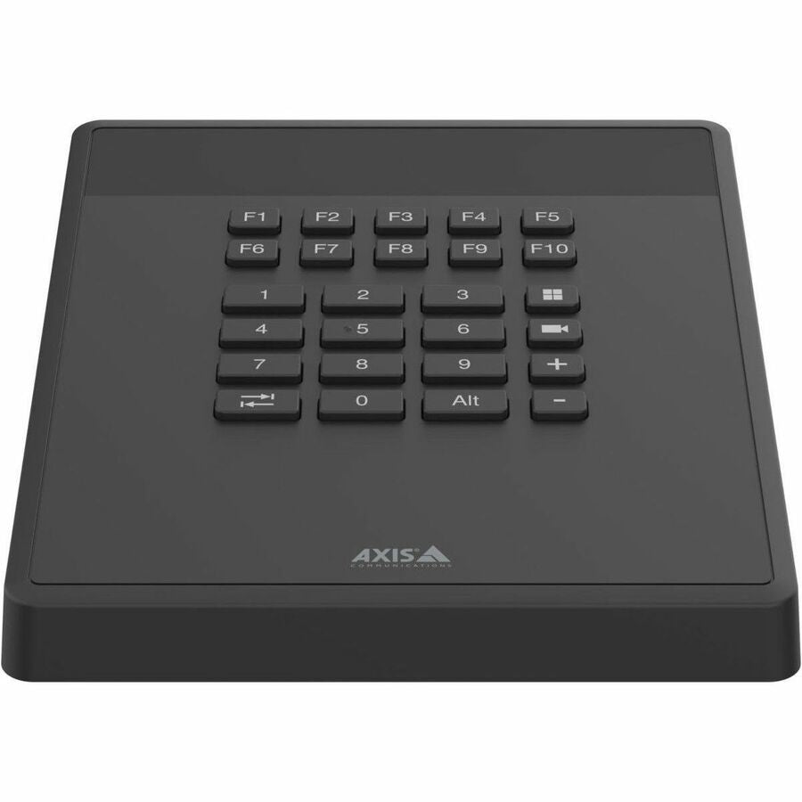AXIS TU9003 Keypad lets you quickly maneuver between workspaces, cameras, views, and PTZ presets in AXIS Camera Station Pro or other compatible video management software
