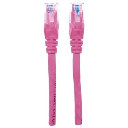 IC Intellinet Network Solutions Cat6 UTP Network Patch Cable, 25 ft (7.5 m), Pink