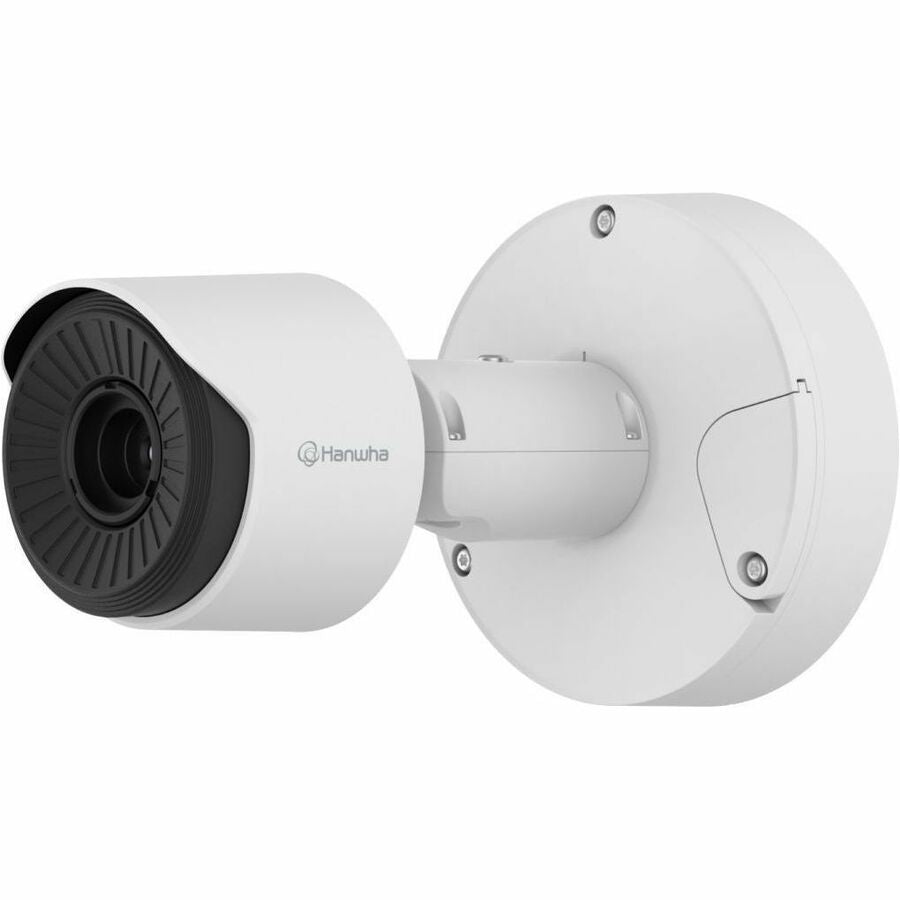 HANWHA QVGA RADIOMETRIC BULLET, 0.26 in, Ethernet, IK10, White, Wired