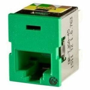 LEGRAND TJCAT6ACLRTYT568A/BGRN, Female, Green, TJ6A-45