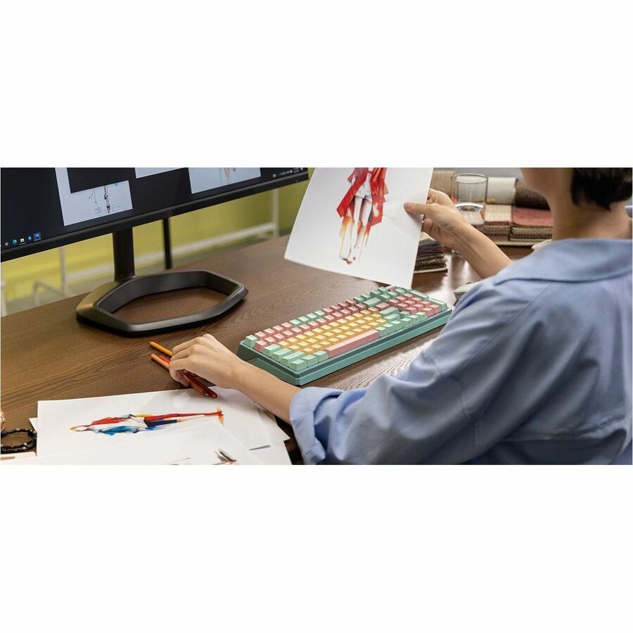 Cooler Master MK770 Macaron, 1.79", Bluetooth/RF, Braided Cable, MK-770-MCKR1-US, Wired/Wireless