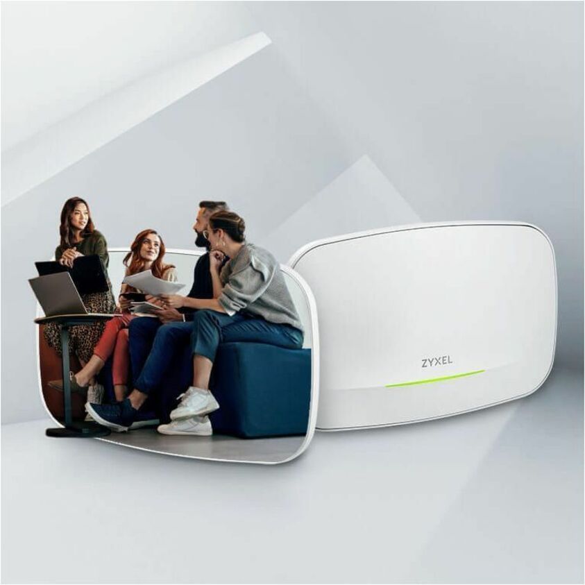 ZYXEL WiFi 7 NebulaFlex AP, 1.78 lb, 2.5 Gigabit Ethernet, BE11000 (WiFi 7) Triple-Radio NebulaFlex Access Point, NWA130BE, Wireless Access Point