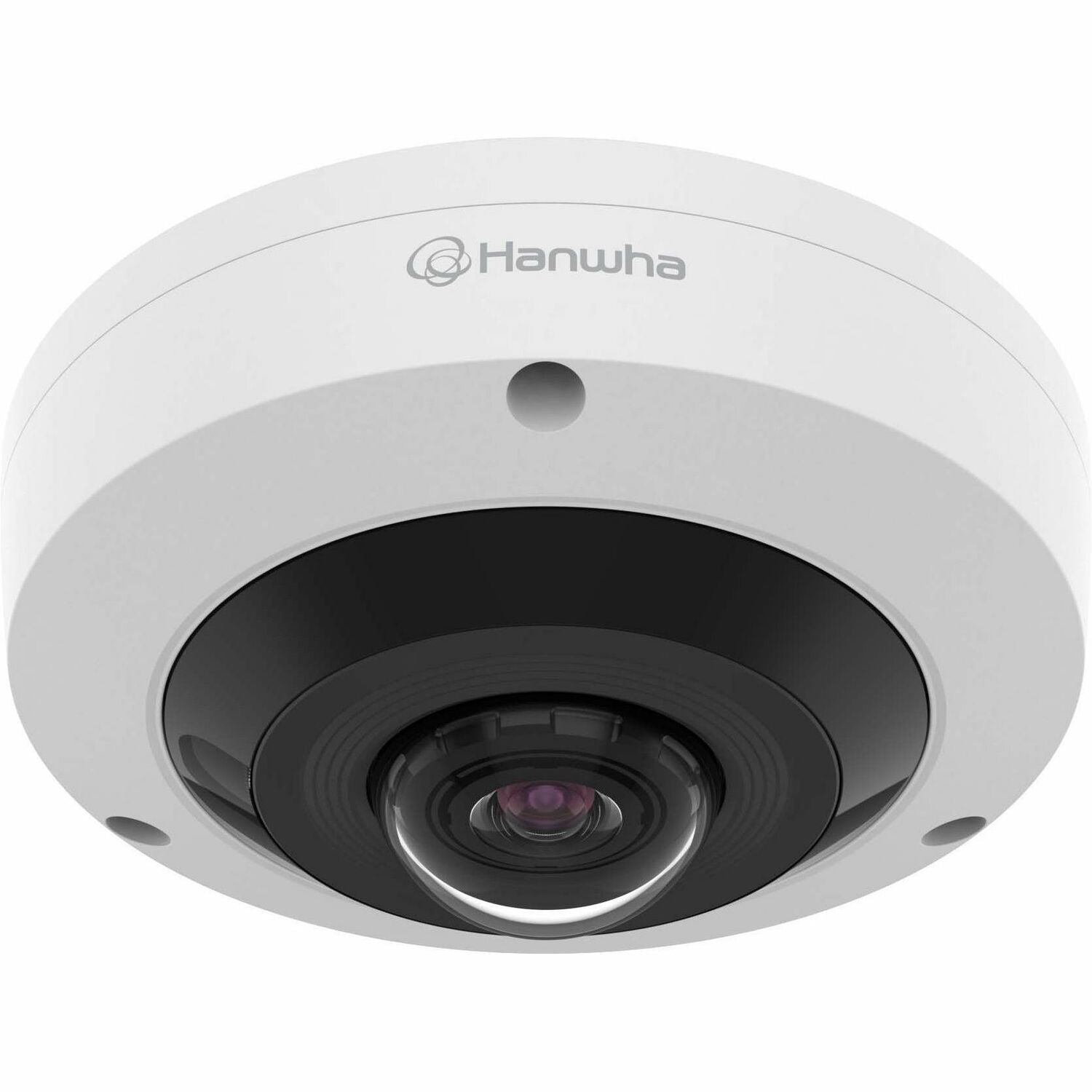 HANWHA Wisenet HCF-8011RV 5 Megapixel Outdoor Network Camera - Color - Fisheye - White - TAA Compliant, 1.16 mm, HCF8011RV, Wired
