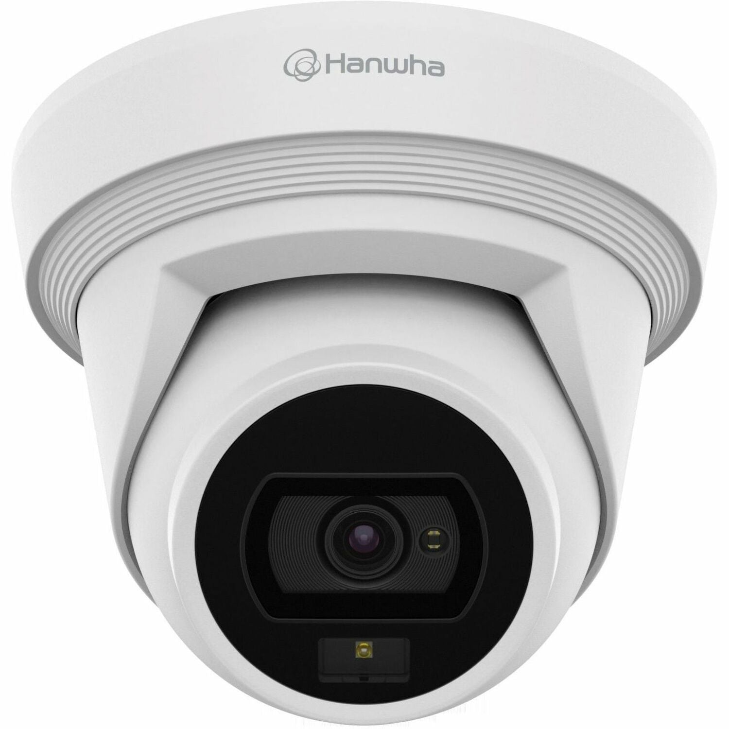 HANWHA 5MP DUAL LIGHT OUTDOOR FLAT-EYE, 2.8 in, Ethernet, IK10, M1, White, Wired