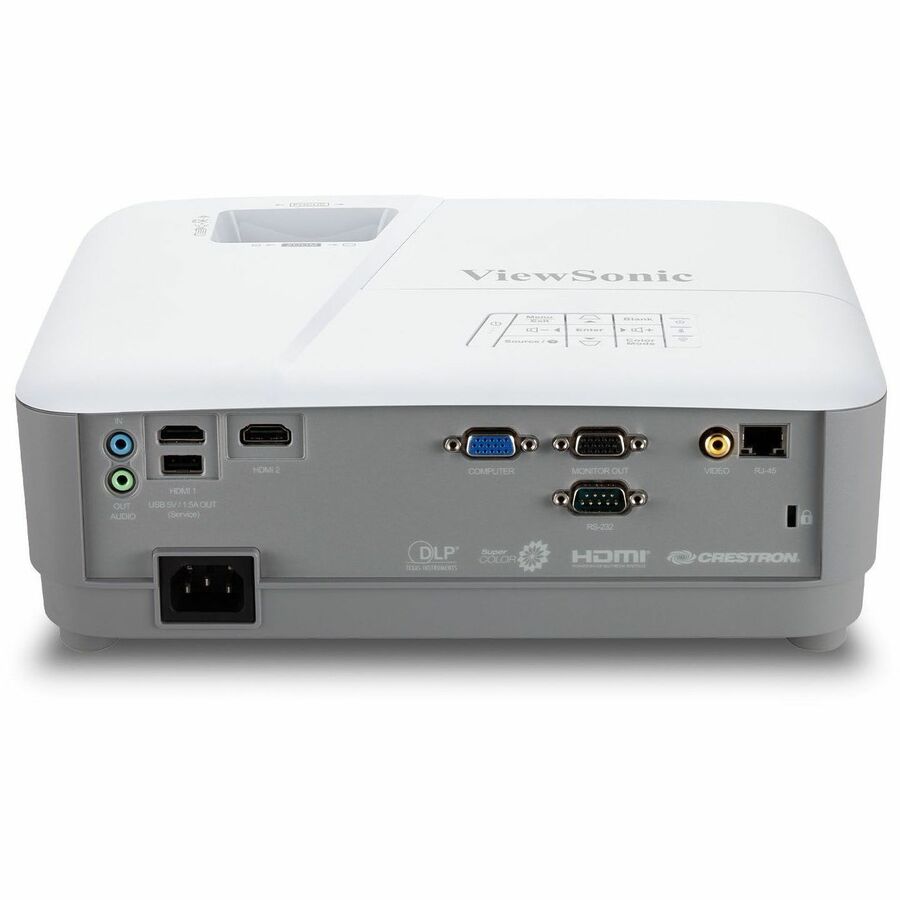 Viewsonic WXGA Education Business? Projector?, 1280 x 800, 4,000 Lumens, 1080p, 16.88 mm, White