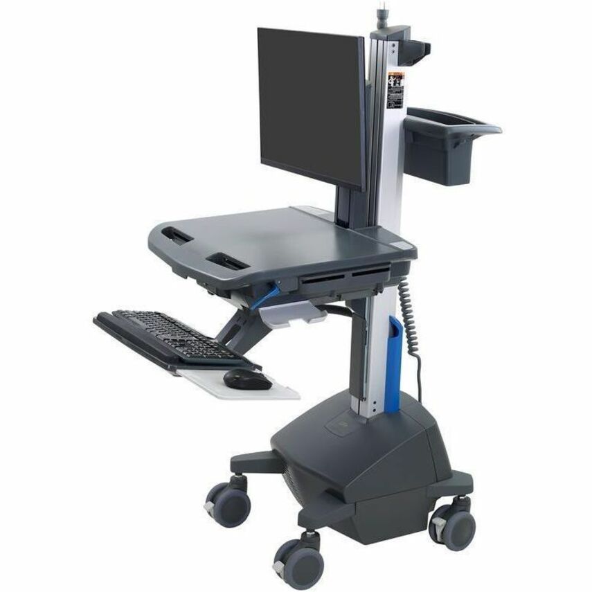 Ergotron StyleView Cart with LCD Pivot, LiFe Powered, UK (dark grey)