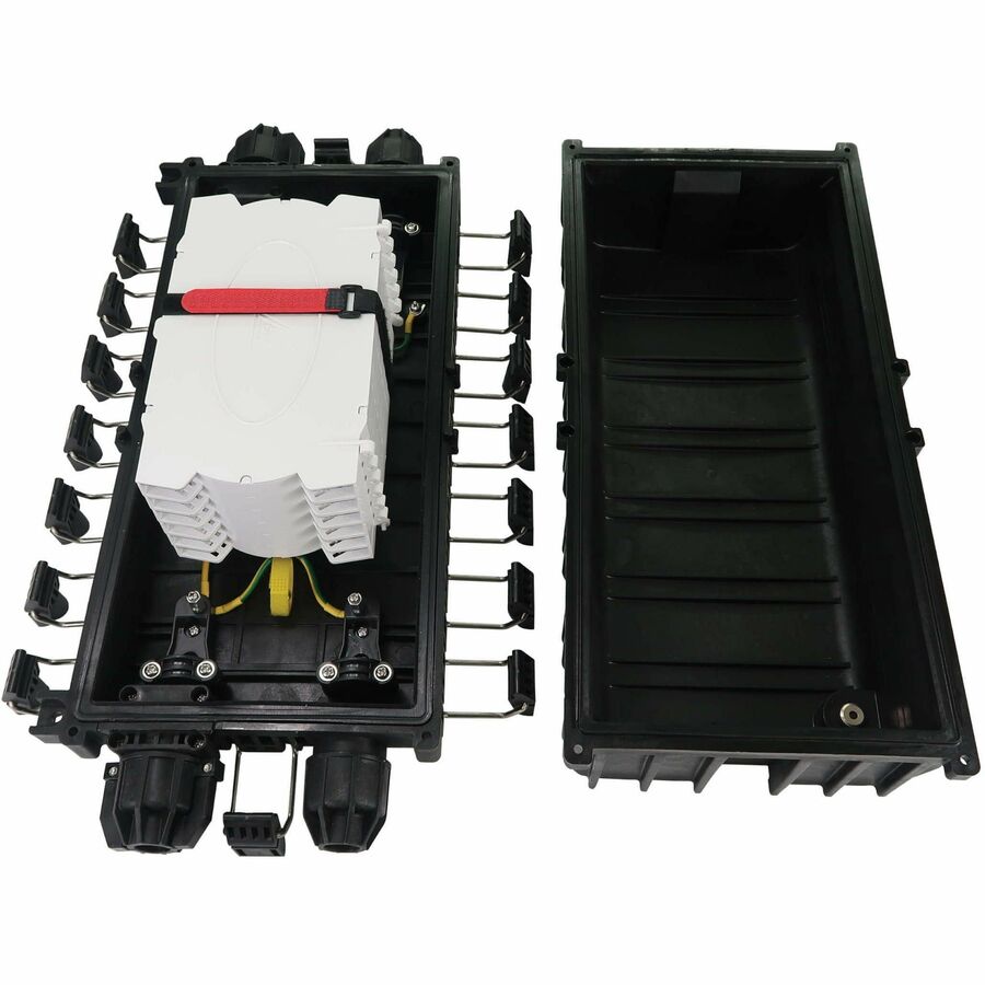 Eaton Tripp Lite Series Fiber Splice Horizontal Enclosure - 6 Splicing Trays, 288 Fiber Capacity, IP68 Rated