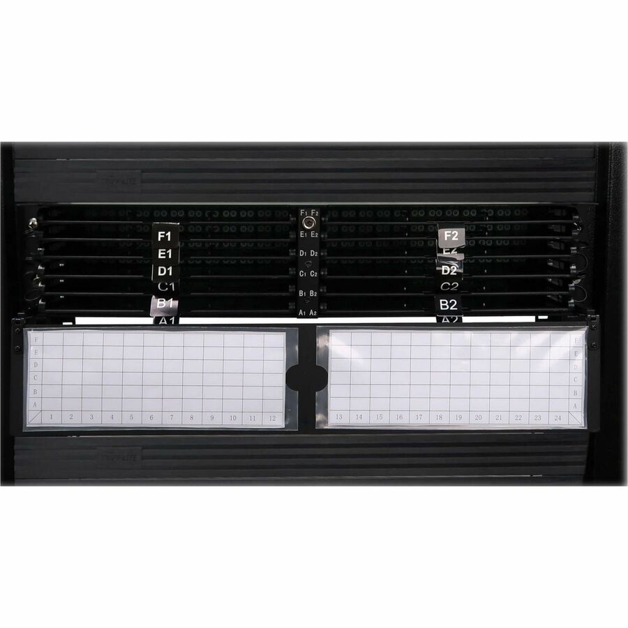 Eaton Tripp Lite Series High-Density Panel Fiber Splice Enclosure - 12 Splicing Cassettes, 288 LC/UPC SM 0.9 mm, 1.5 m Pigtail, 2U Rack