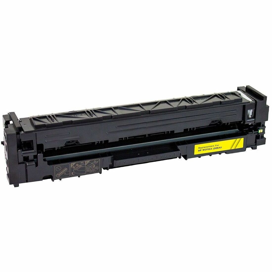 V7 Remanufactured Toner Cartridge for HP W2112A - Color Laser - Yellow - 1250 Pages.