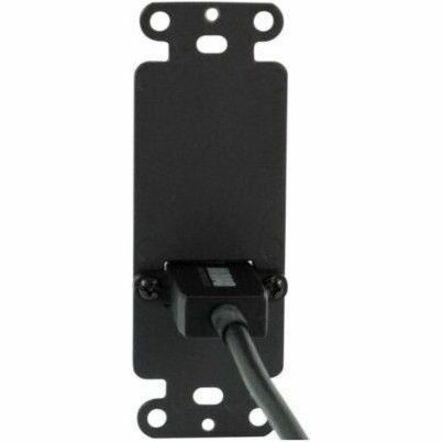ENET MOFO PASS-THRU PLATE WALLPLATE Black Decora Faceplate