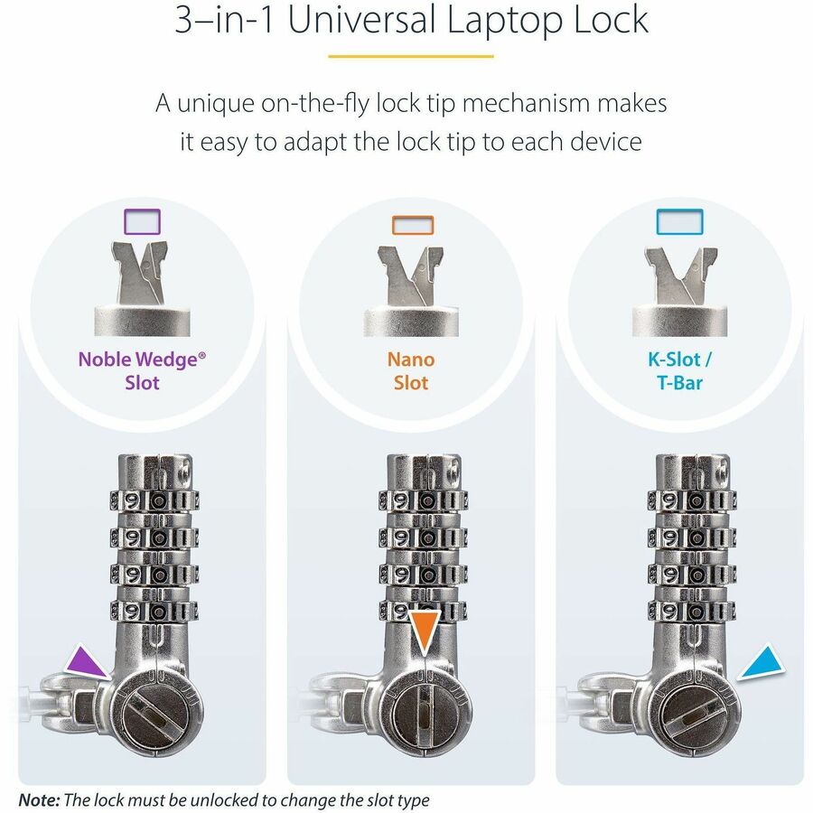 25 Pack Universal Laptop Lock