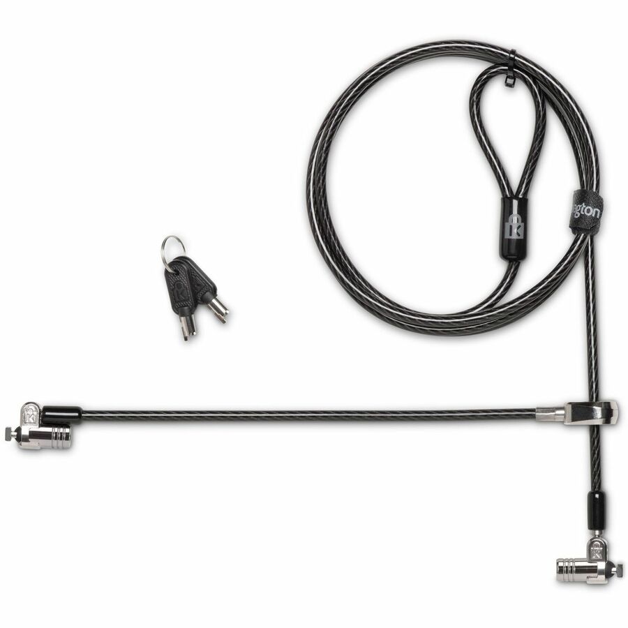 ACCO Kensington MicroSaver Keyed Dual Head Laptop Lock - TAA