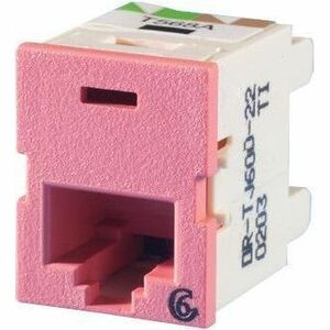 LEGRAND TJCAT6CLRTYT568A/BLT RED, Female, TJ600-22
