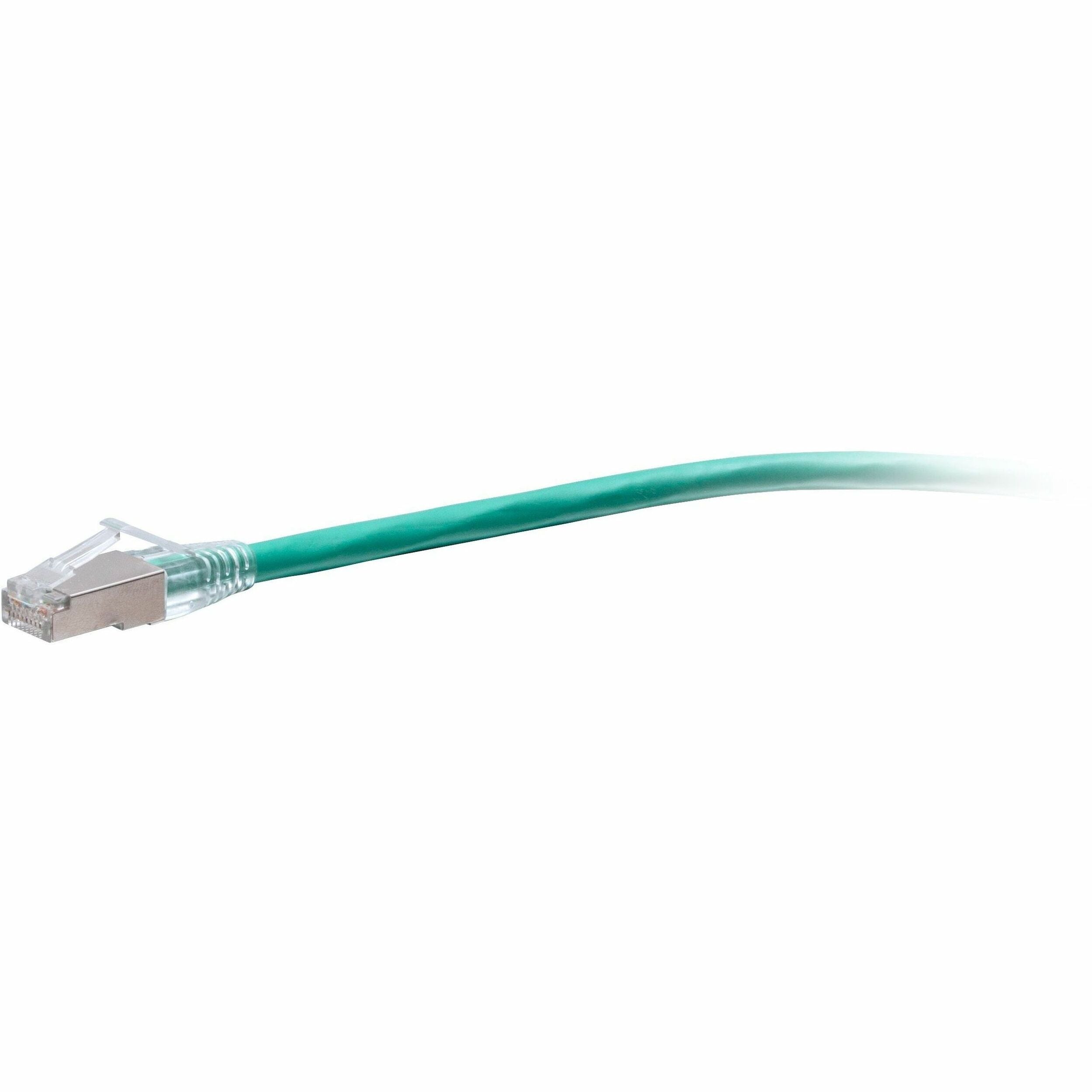 Legrand C2G F-Series Cat.6a Patch Network Cable - 100ft - copper, Male, gold, 7 ft, C2G43861, rf, RJ45