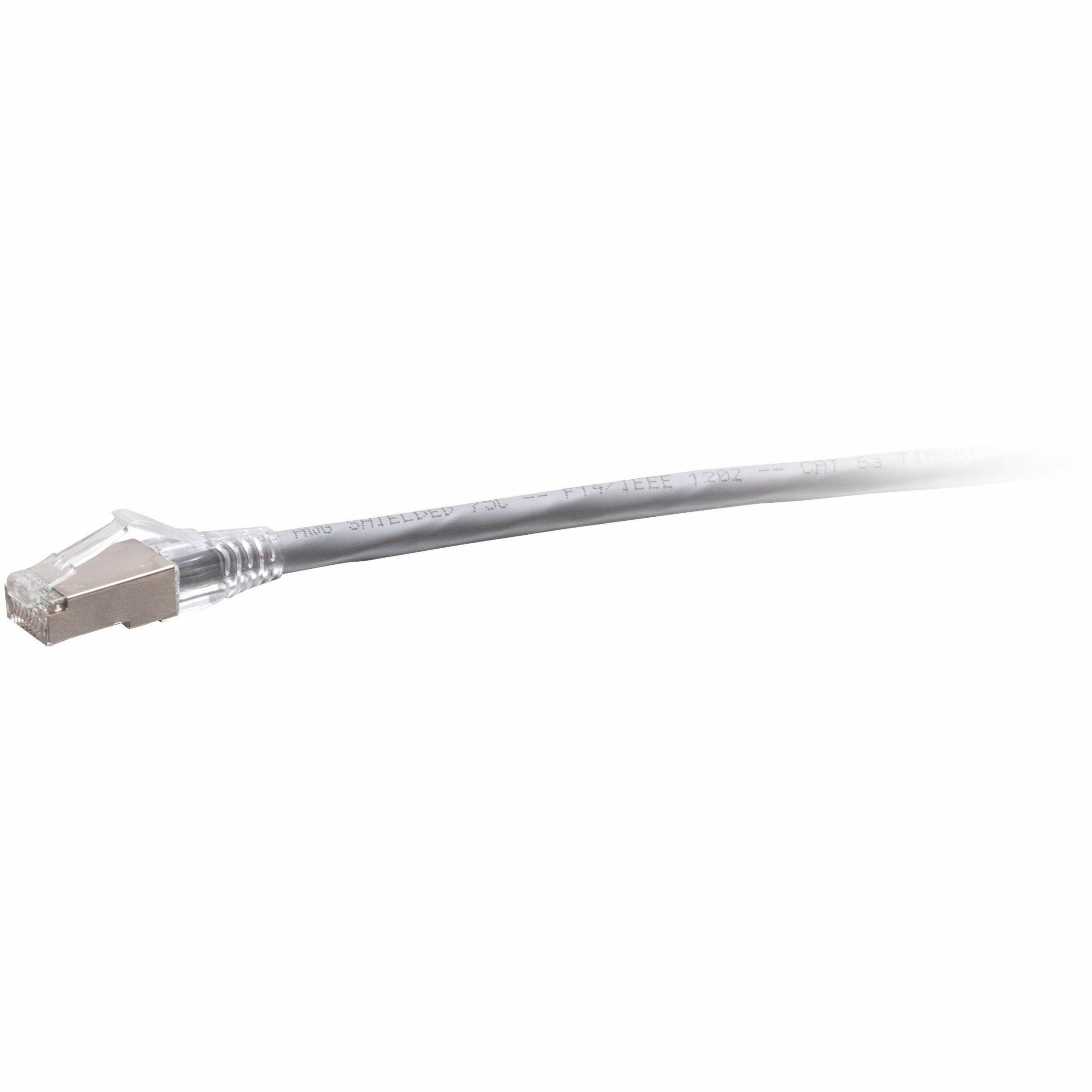Legrand C2G F-Series Cat.6a Patch Network Cable - 100ft - copper, Male, 5 ft, gold, C2G43796, rf, RJ45