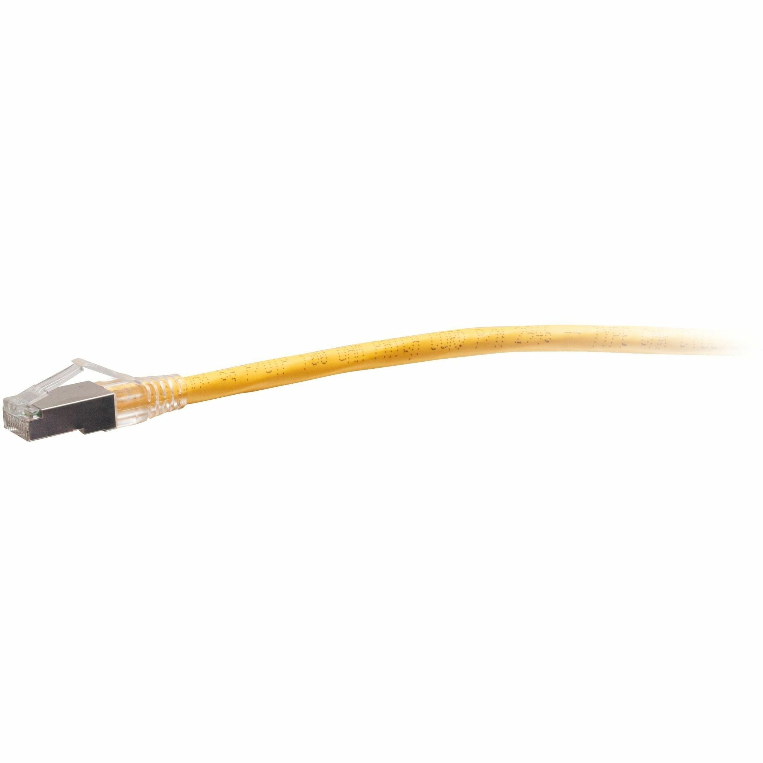 Legrand C2G F-Series Cat.6a Patch Network Cable - 100ft - copper, Male, 10 ft, gold, C2G43906, rf, RJ45